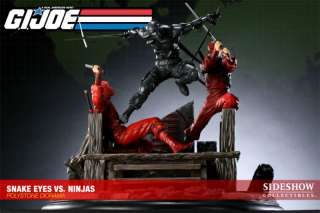 Joe Snake Eyes vs. Red Ninjas Polystone Diorama  