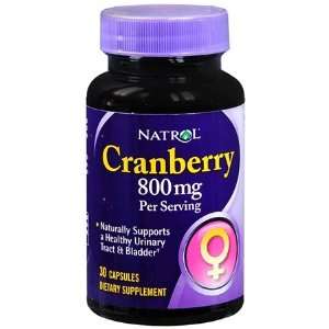  Natrol Womens Health Cranberry400mg (800mgperserv 