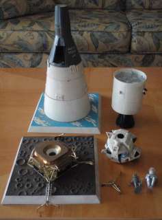   Space Capsule Kit & Apollo 11 Tranquility Base Lunar Model  