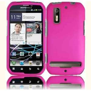 Plastic Rubberized Cover   Hot Pink with Pry Faceplate Opening Removal 