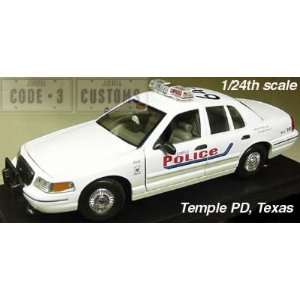CODE 3 TEMPLE, TX POLICE DECALS   1/24 & 1/43