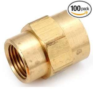 ANDERSON METALS 3/8 x 1/8 Brass Reducing Coupling Sold in packs of 