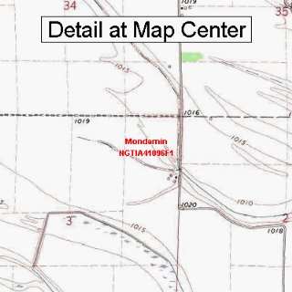   Quadrangle Map   Mondamin, Iowa (Folded/Waterproof)