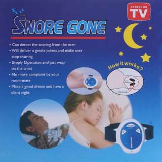 Snore Gone Stop Snoring Anti Snoring Sleeping Wristband  