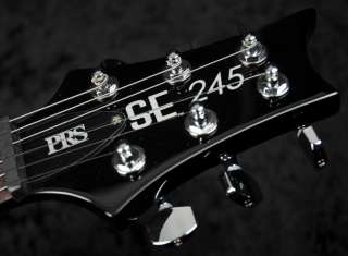 PRS SE 245 Singlecut Grey Black Quilt Top Ltd Edition Electric Guitar 