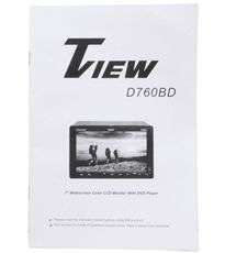 TVIEW D760BD 7 IN DASH DVD/CD PLAYER DETA + USB STICK 176041686837 