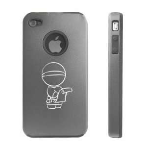   Aluminum & Silicone Case Cover Monk Ninja Cell Phones & Accessories