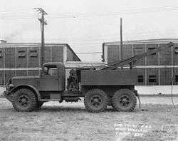 Mack 6x4 N model 4 to 6 ton wrecker; (photo dated 15 May 1941 