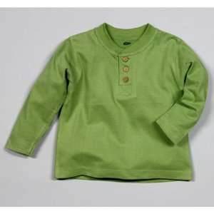  Green Olive Henley Baby