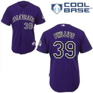 Paul Phillips Colorado Rockies Authentic Alternate 1 Cool Base Jersey 