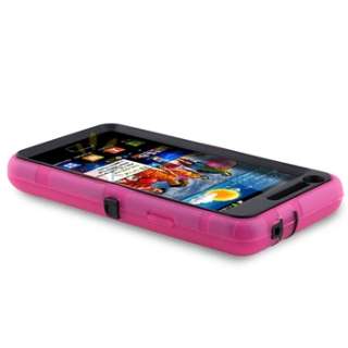 NEW Hot Pink Hybrid Hard Cover Case For Samsung Galaxy S2 II i9100 