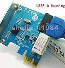 PC USB3.0+PCI E Express Card With NEC Chip 20Pin Header Adapter 2 