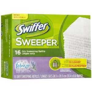 Swiffer Sweeper Dry Cloth Refill Lavender Vanilla & Comfort 16 ct 
