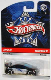 MOMC 2009 Cop Rods #22 black Honda Civic Si STUNNING HTF 027084672367 
