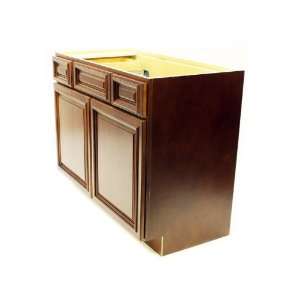   Cabinet Base Brown Mocha Finish Fully Assembled with 