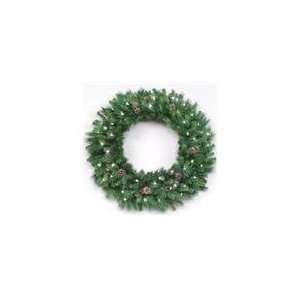   Cheyenne Pine Commercial Christmas Wreath   Clear Dur