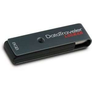 Kingston 8GB DataTraveler Locker USB 2.0 Flash Drive. 8GB LOCKER DATA 