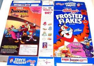 1992 Frosted Flakes Darkwing Duck Cereal Box ff165  