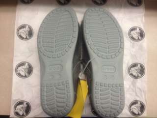 Crocs Santa Cruz (Light Grey/Charcoal) Retail $59.99 Sizes 8 9 10 11 