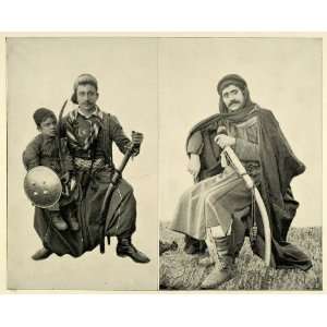  1893 Print Chicago Worlds Fair Syrian Turks Costume 