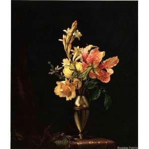 Still Life with Flowers in a Silver Vase 