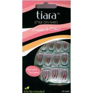  Tiara Style On Nails   French Chic SFC15 