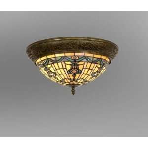  Tiffany Style Stained Glass Ceiling Lamp VL024