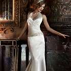 Davids Bridal Wedding Dress SV9563 Sz 2 Ivory Galina Signature