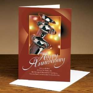  Successories Happy Anniversary Trumpets 25 Pack Greeting 