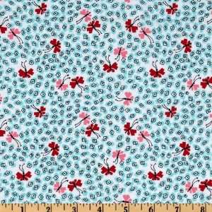   Miller Confetti Flutter Aqua Fabric By The Yard Arts, Crafts & Sewing