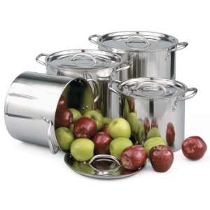    8 piece Stainless Steel Stock Pot Cook Set