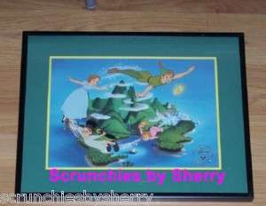  Peter Pan Lithograph Framed Gold Seal  