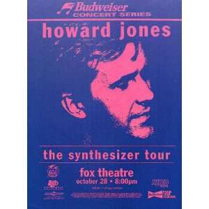 Howard Jones Fox Boulder 1994 Concert Poster 