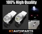 2X 6000K WHITE 1.5W HIGH POWER 194/168 PROJECTOR LENS SMD LED LICENSE 