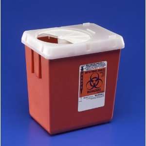  Autodrop 2.2 Qt. Container, Red, Case (1522SA) Health 