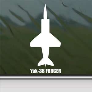  Yak 38 FORGER White Sticker Military Soldier Laptop Vinyl 