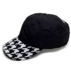  Black and White Hounds Tooth Cap