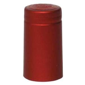  Red PVC Capsules  NO TEAR OFF  100 ct. 