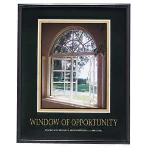   Poster Window Of Opportunity, 24x30, Black Frame