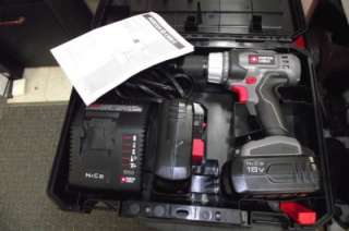   PC1800D 18V Cordless 1/2 Drill/driver 2 BATTERY CHARGER CASE  