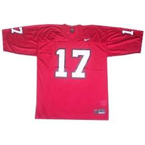  Nike North Carolina State Wolfpack #17 Red Replica Football Jersey 