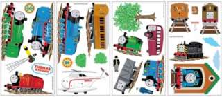 New THOMAS THE TANK ENGINE WALL DECALS Train Stickers Boys Bedroom 