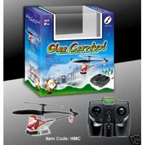  Mini Helicopter Glee Carnival Santa Toys & Games