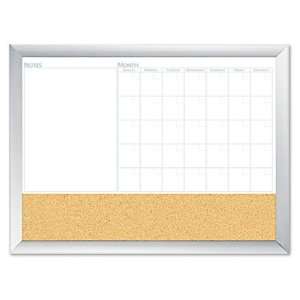  New Magnetic Dry Erase 3 N 1 Board Cork Area 36 x 24 Case 