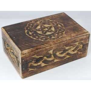  Celtic Circle Pentagram Box 