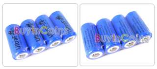 4X UltraFire 3.7V 880 CR123A 16340 Rechargeable Battery  