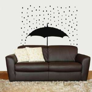   Mural Vinyl Decal Stickers ART Rain Umbrella S5614
