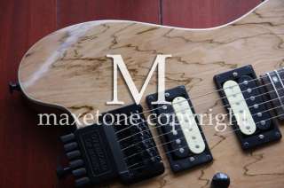 Spalted Natural Headless 6 string electric Guitar #820  