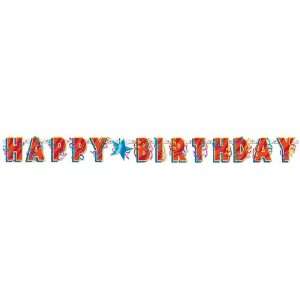  Banner 7 Ft. Happy Birthday Party Streamers Arts, Crafts 