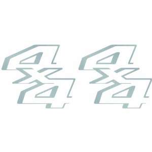  4x4 Decals (Silver)   2011 to 2012 Ford Style Everything 